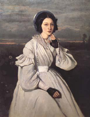 Jean Baptiste Camille  Corot Portrait de Madame Charmois (mk11) Germany oil painting art